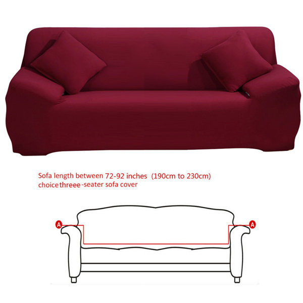 Latitude Run® TCushion Sofa Slipcover Wayfair